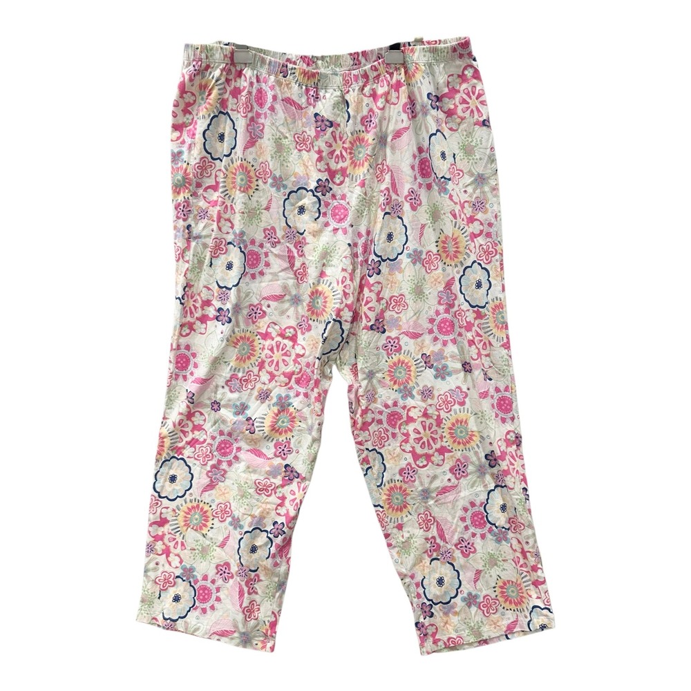 Women’s Floral Print Pink Lounge Pajama Pants
